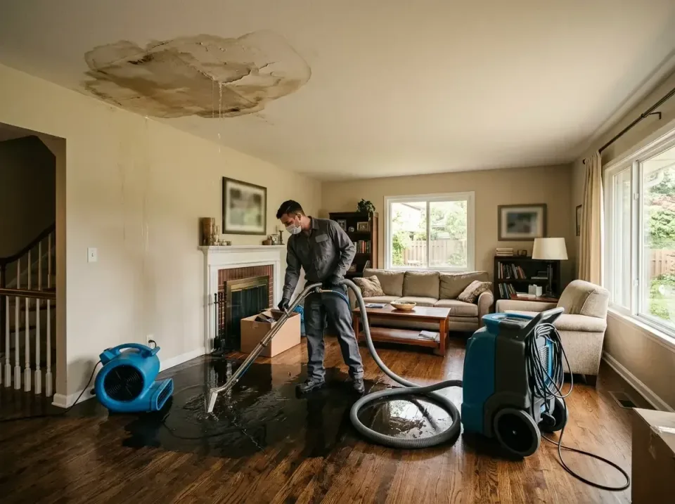 attic-pipe-burst-ceiling-drip-008 — frequently asked questions, Water Damage Restoration & Carpet Care in Hollins, VA